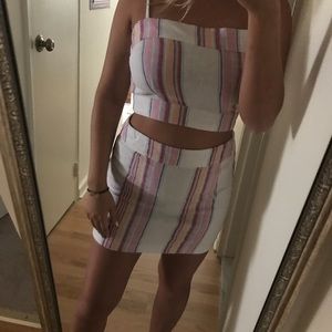 Forever 21 2 piece skirt set